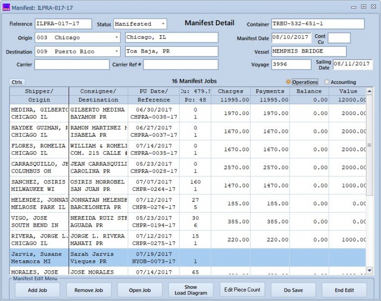 International Moving & Manifesting Software CompuMove Systems